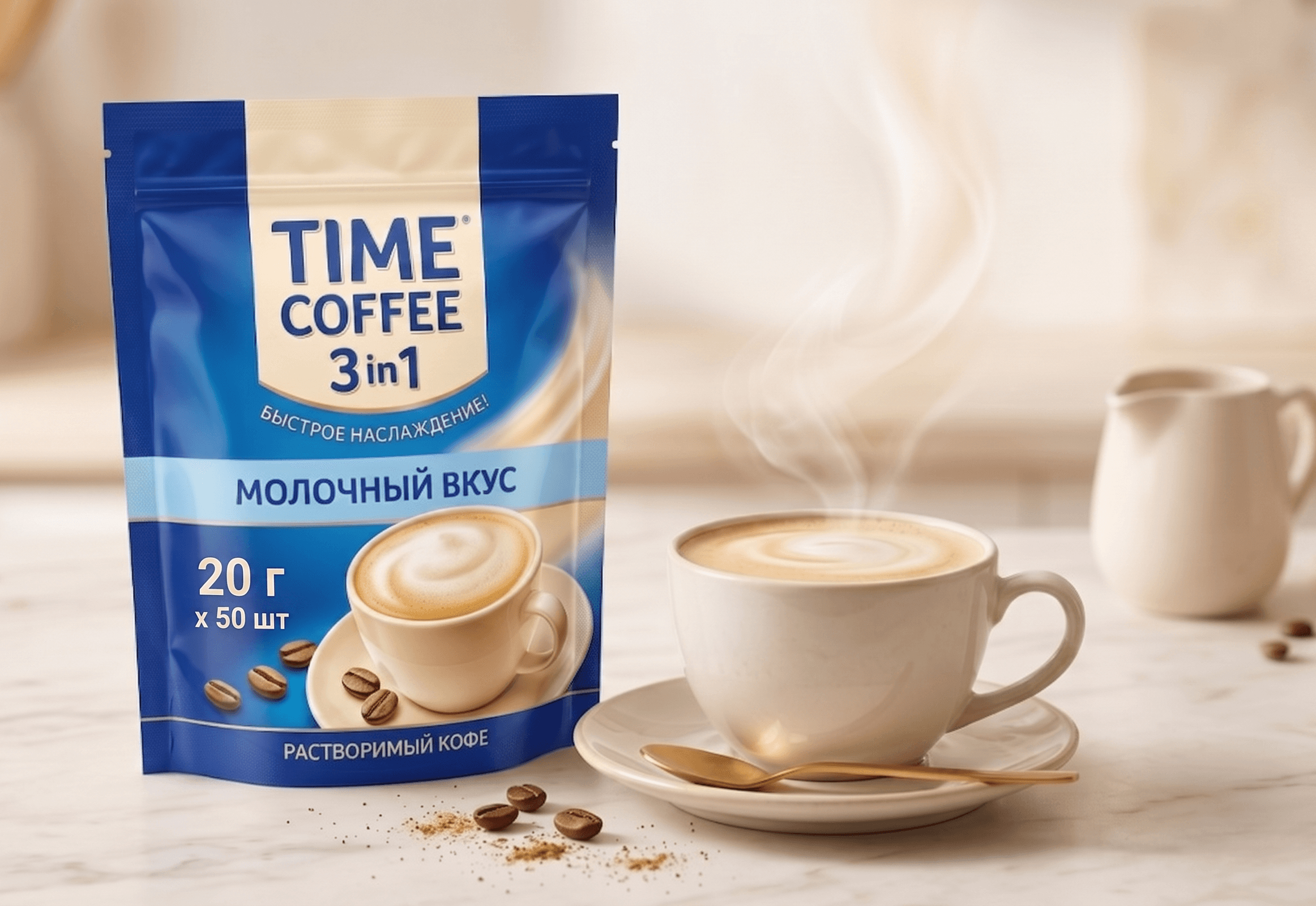 TimeCoffee молочный